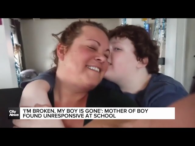 ⁣'I am broken, my boy is gone': mother of boy found unresponsive at school