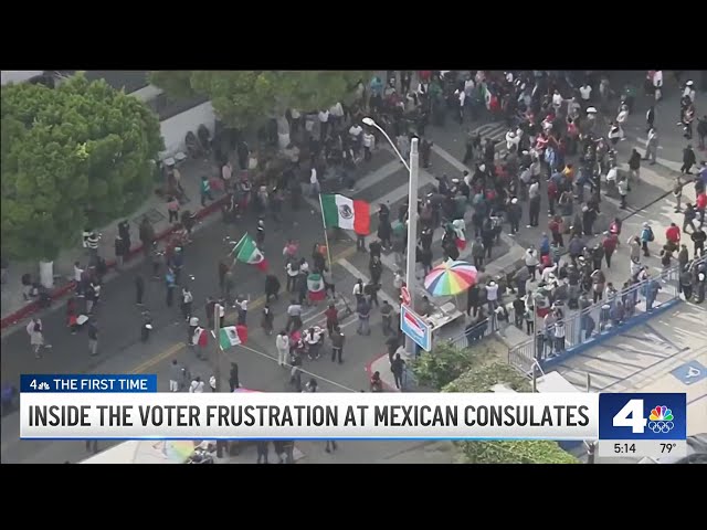 ⁣Inside the voter frustration at Mexican consulates