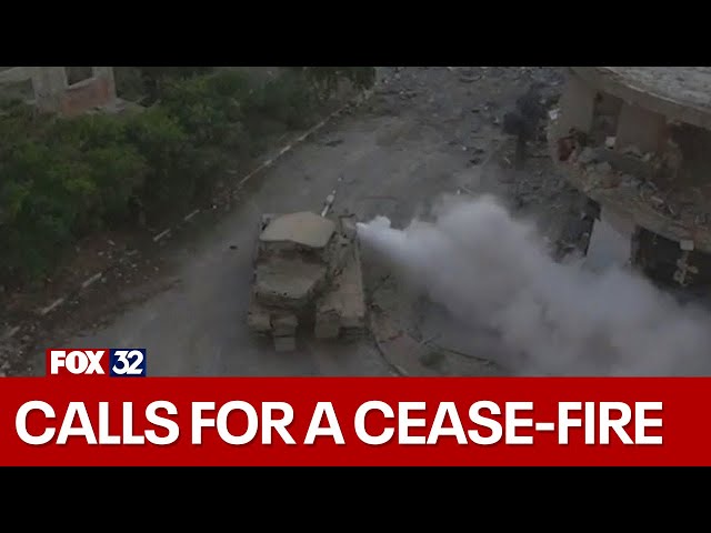 ⁣Israelis call on their government to agree to a ceasefire in Gaza