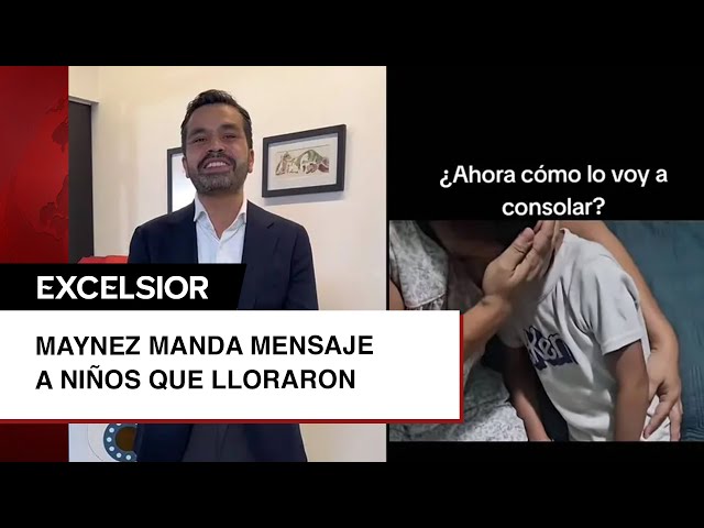 ⁣¡Presidente Máynez! Niños lloran porque perdió Jorge Máynez, y él les manda un mensaje