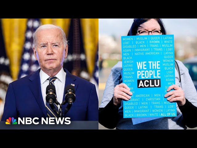 ⁣Biden signs executive order to drastically tighten border as ACLU responds with a lawsuit