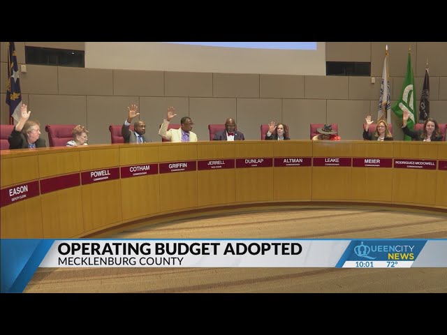 ⁣Mecklenburg County leaders approve $2.5B budget