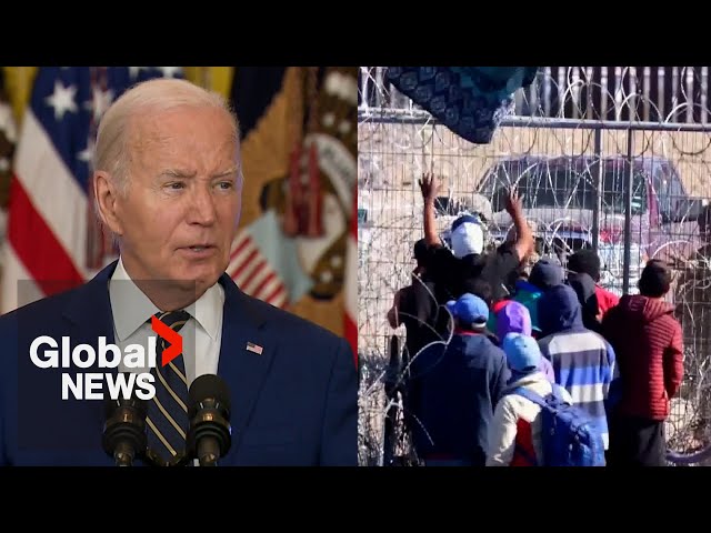 ⁣US-Mexico border: Biden imposes sweeping asylum seeker restrictions