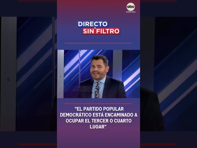 ⁣Directo y Sin Filtro: "El PPD está encaminado a ocupar el tercer o cuarto lugar"