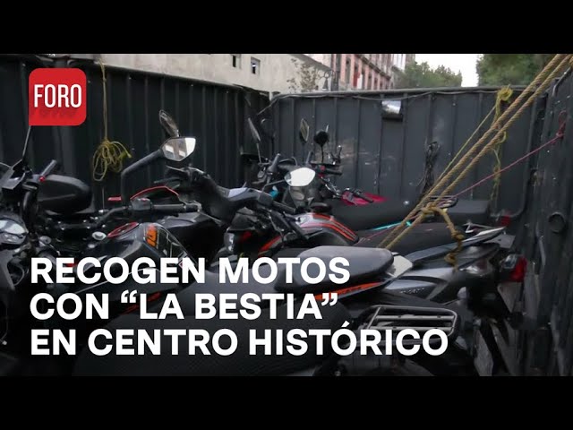 ⁣Policías buscan recuperar calles del centro CDMX con 'La Bestia' - Las Noticias