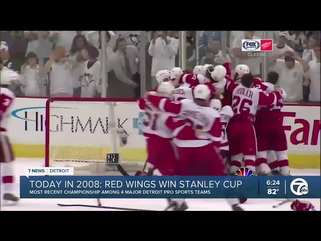 ⁣Hockeytown memories: Red Wings clinch Stanley Cup title on June 4, 2008