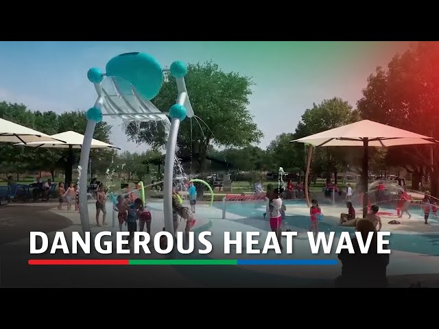 ⁣Danger warnings as heatwave hits western US