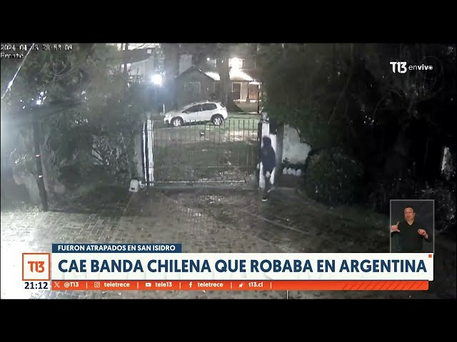 Desbaratan banda chilena que robaba al norte de Argentina