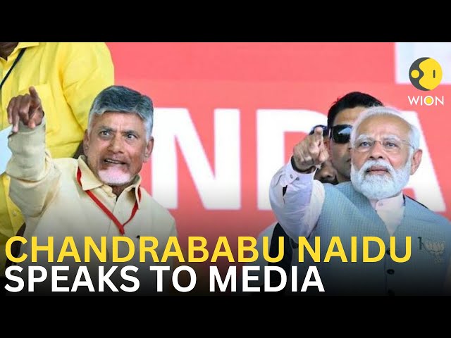 ⁣LIVE: N Chandrababu Naidu speaks to media on Lok Sabha election results | WION LIVE