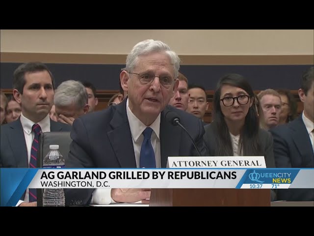 ⁣Attorney General Garland questioned on Trump hush money trial