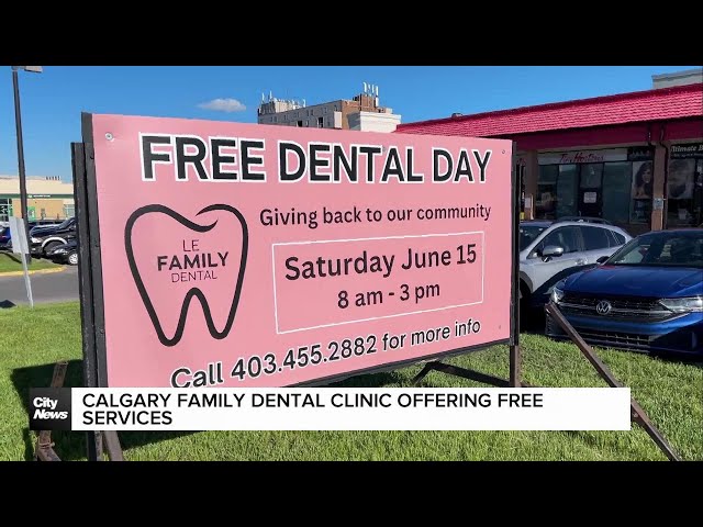 ⁣Calgary family dental clinic offering free services