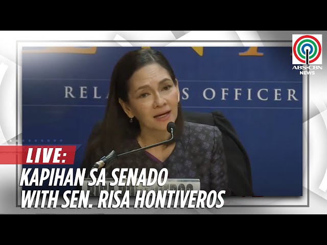 ⁣Kapihan sa Senado with Sen. Risa Hontiveros | ABS-CBN News
