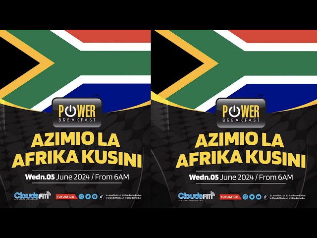 ⁣LIVE: AZIMIO LA AFRIKA KUSINI, ZUMA ATIKISA UCHAGUZI, CHAMA TAWALA HALI TETE | POWER BREAKFAST