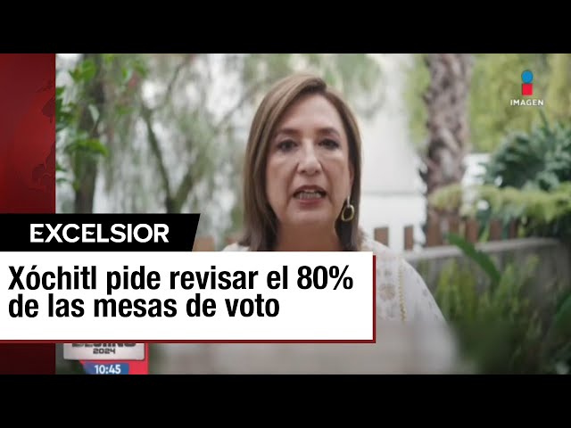⁣Xóchitl Gálvez inicia 'defensa de voto'; dice que emprenderá acciones legales