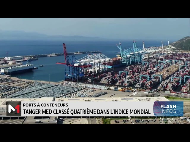 ⁣CPPI 2023 : Tanger Med dans le top 5 des ports à conteneurs les plus performants