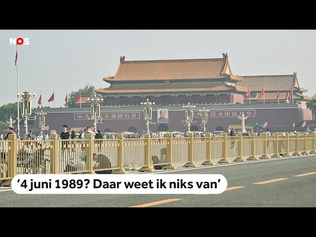 ⁣35 jaar na het bloedbad op het Tiananmenplein in Peking