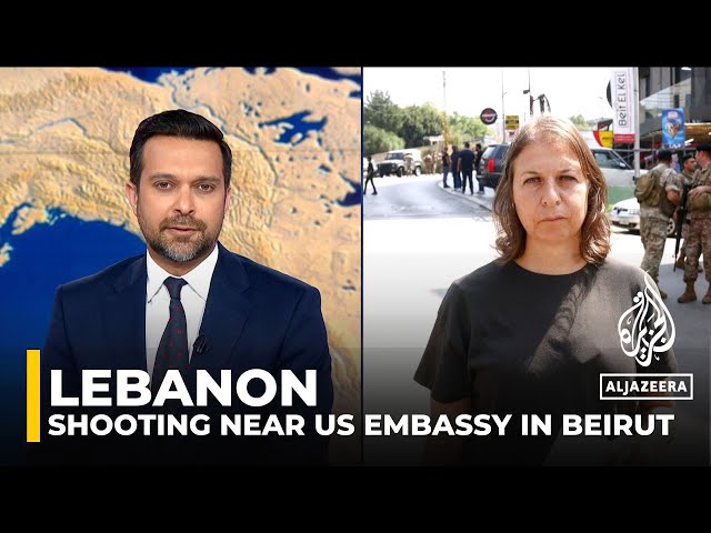 ⁣Lebanon: Shooting reported outside US embassy in Beirut