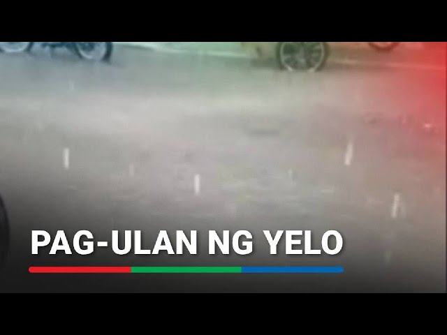 ⁣Bahagi ng Capiz, inulan ng yelo | ABS-CBN News