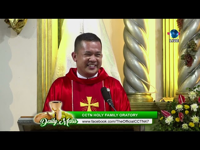 ⁣05 JUNE 2024 -  HOMILY by Rev.  Fr.  Christian James Mayol