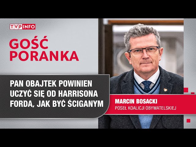 ⁣Marcin Bosacki: pan Obajtek powinien uczyć się od Harrisona Forda, jak być ściganym | GOŚĆ PORANKA