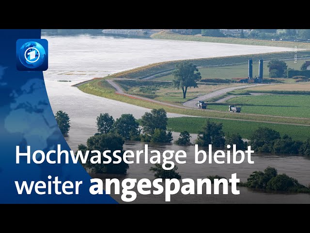 ⁣Hochwasser in Süddeutschland: Lage bleibt angespannt