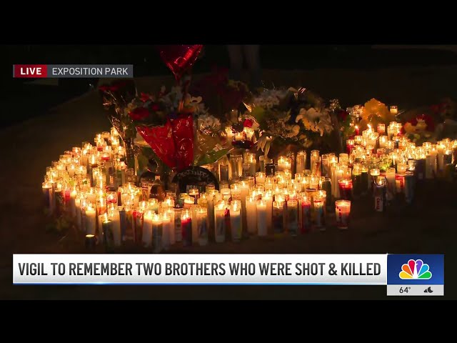 ⁣Vigil to remember two brothers who were shot and killed