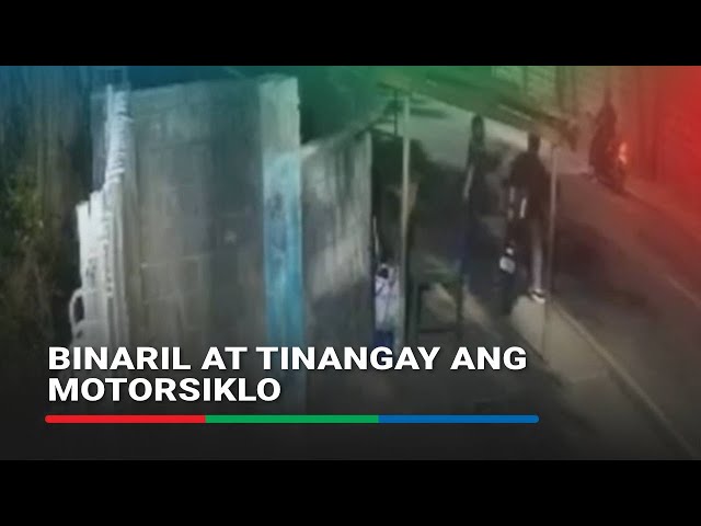 ⁣Motorcycle taxi rider, binaril at tinangayan ng motorsiklo | ABS-CBN News