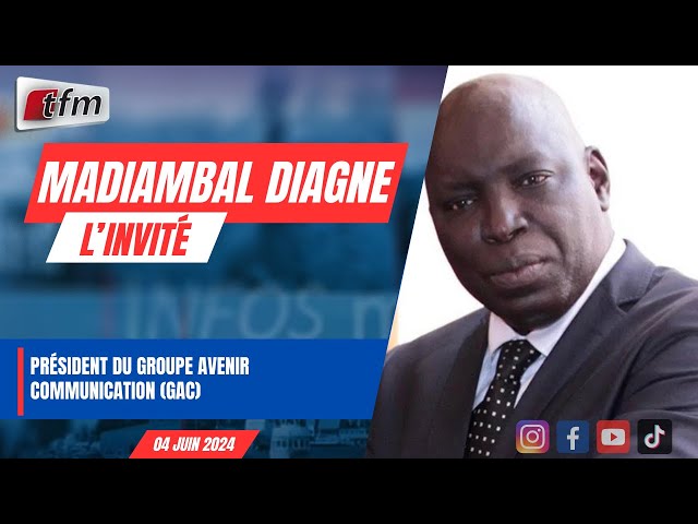 ⁣L’INVITE D’INFOS MATIN (WOLOF) : Madiambal Diagne, Président du Groupe Avenir Communication (GAC)