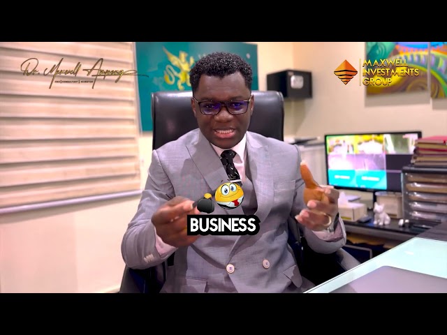 ⁣Dr Maxwell Ampong explains "Burn rate" on this episode of 'Entrepreneur In You'