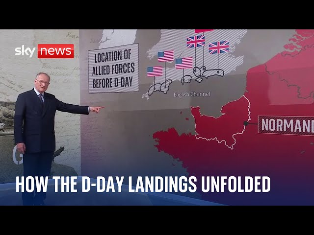 ⁣D-Day: What happened during the Normandy landings 80 years ago?