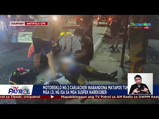 ⁣Motor taxi rider nakaligtas matapos barilin ng 2 carjacker sa Antipolo | TV Patrol