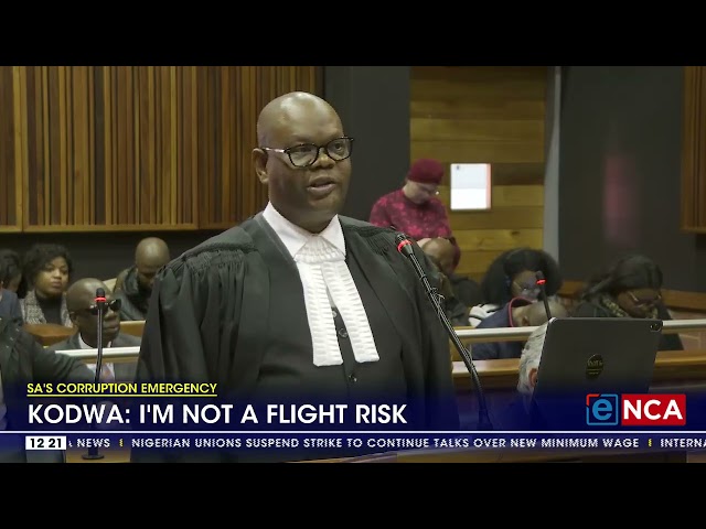 I'm not a flight risk - Kodwa