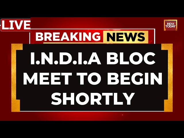 ⁣LIVE: INDIA Bloc Meet | Rahul Gandhi, Akhilesh, Tejashwi & Others At Kharge Home | India Today L