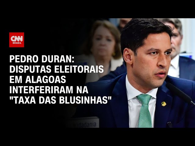 ⁣Pedro Duran: Disputas eleitorais em Alagoas interferiram na "taxa das