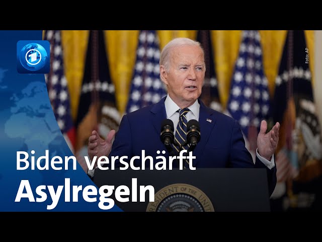 ⁣Grenze zu Mexiko: US-Präsident Biden verschärft Asylregeln im Alleingang