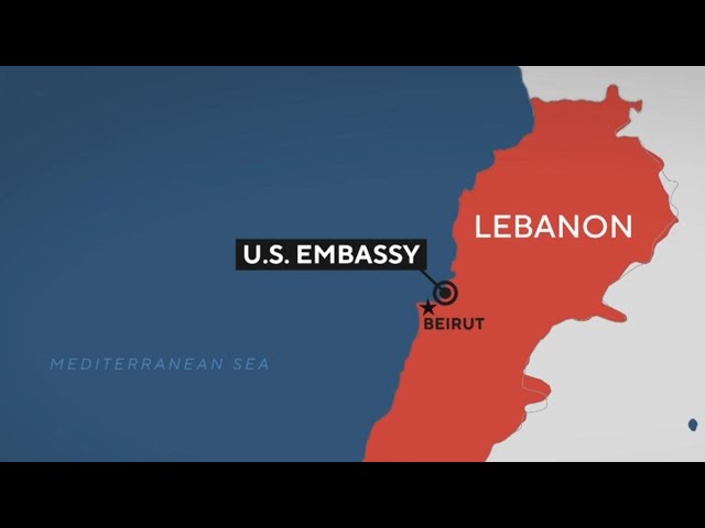 ⁣Attempted attack on U.S. Embassy in Lebanon