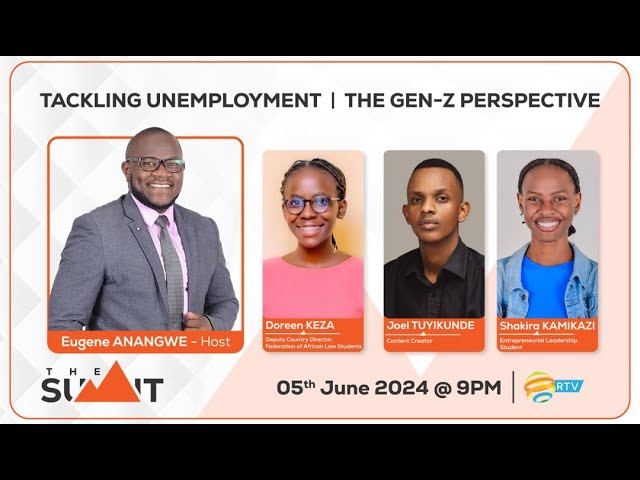 ⁣#TheSummitRw: Tackling unemployment | The Gen-Z perspective