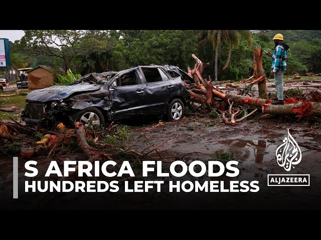 ⁣South Africa floods: At least 21 killed and hundreds left homeless