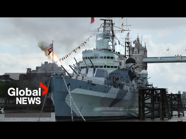 ⁣D-Day: Tour HMS Belfast, the warship that covered Canadian troops on Juno Beach