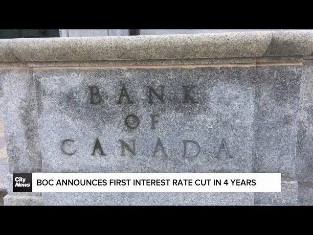 ⁣Bank of Canada cuts key interest rate