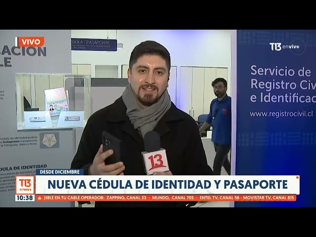 ⁣Presentan nueva cédula de identidad y pasaporte