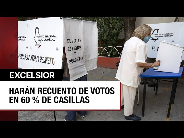 ⁣Ante dudas, INE realizará recuento de votos en más de 60% de las casillas instaladas