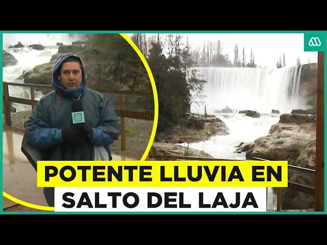 Potente lluvia afecta a Salto del Laja: Primeros efectos del ciclón extratropical en el país