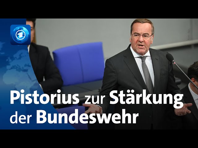 ⁣Bundesverteidigungsminister Pistorius: Einsatzbereitschaft der Bundeswehr soll gestärkt werden