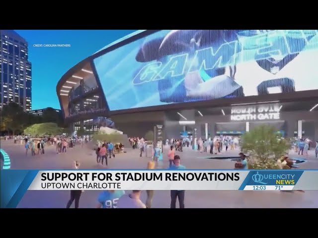⁣Support shown for new Panthers stadium proposal