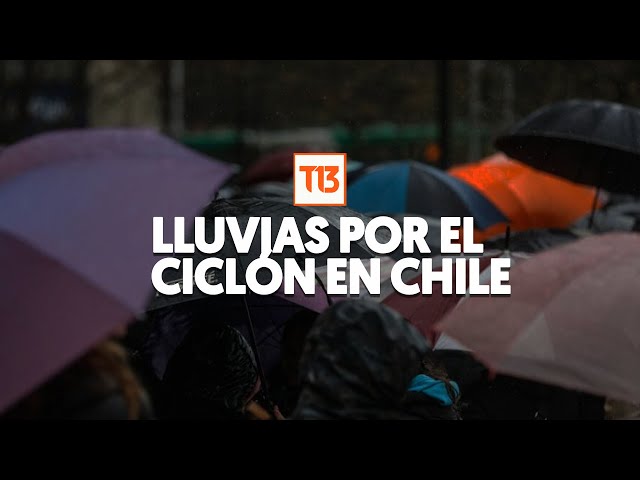 ⁣Lluvias en Chile por el ciclón: Preocupación por caída de nieve e isoterma