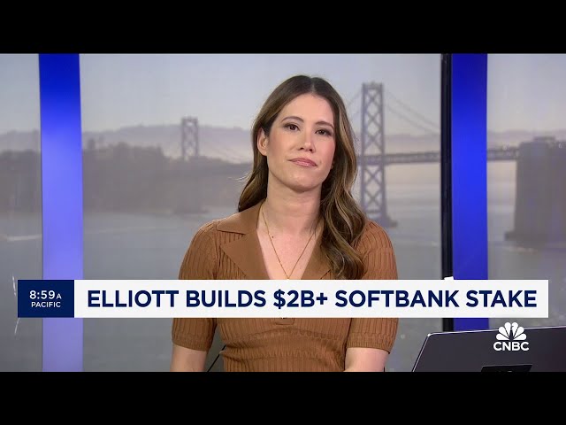 ⁣Elliott Management builds $2 billion stake in SoftBank