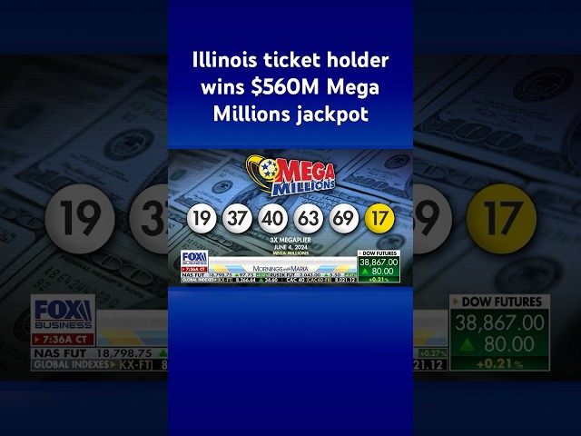 ⁣Mega Millions jackpot winner in Illinois will take home $560 million #shorts