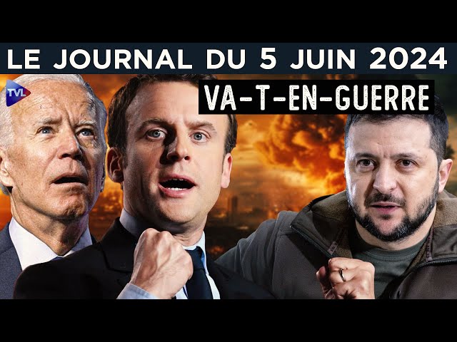⁣Macron et la grande manipulation ukrainienne - JT du mercredi 5 juin 2024