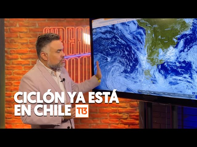 ⁣Ciclón ya está en Chile: Dónde lloverá y nevará por su efecto (y por qué se está en alerta)